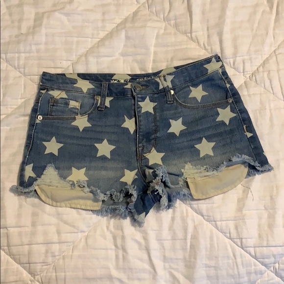 Pants - High rise denim shorts